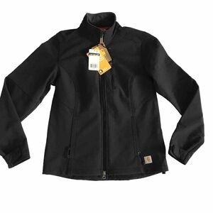 Carhartt Denwood Jacket Soft Shell Lined Coat Gray Stretch Women's Sz XS